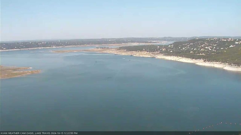 Lake Travis webcam, October 15, 2024 12:25 PM CT