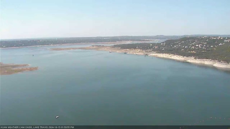 Lake Travis webcam, October 15, 2024 2:00 PM CT