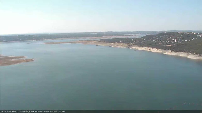 Lake Travis webcam, October 15, 2024 2:45 PM CT