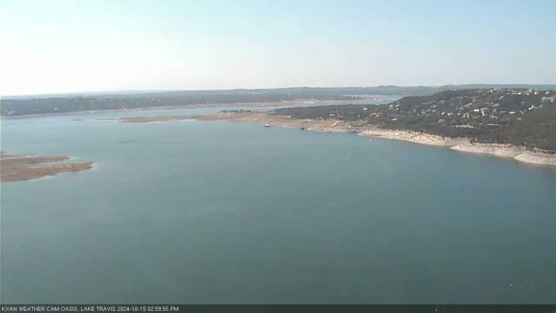 Lake Travis webcam, October 15, 2024 3:00 PM CT