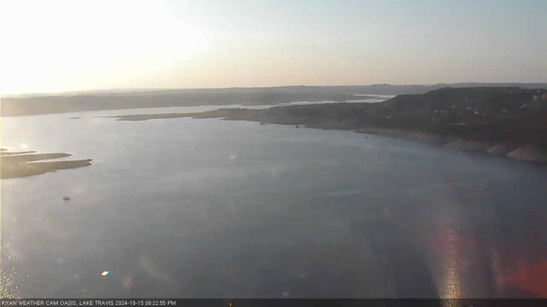Lake Travis webcam, October 15, 2024 6:25 PM CT