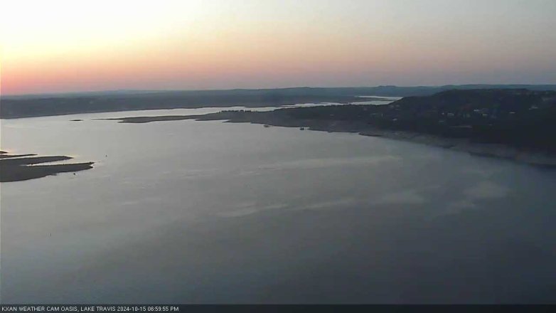 Lake Travis webcam, October 15, 2024 7:00 PM CT