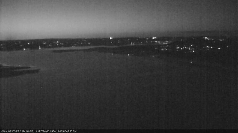 Lake Travis webcam, October 15, 2024 7:45 PM CT