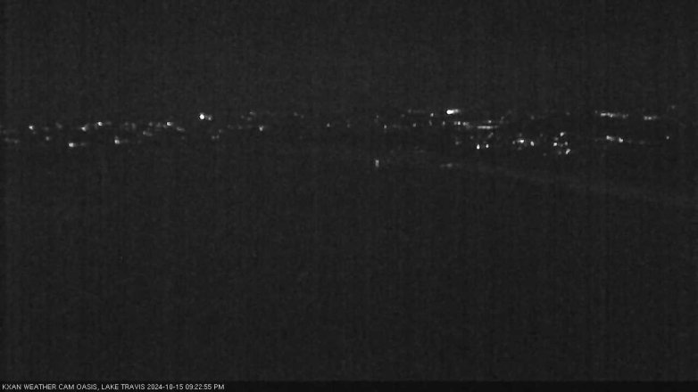Lake Travis webcam, October 15, 2024 9:25 PM CT