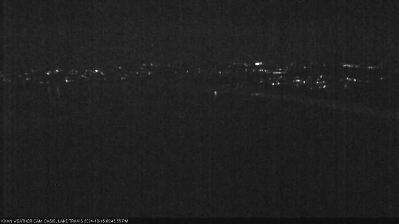 Lake Travis webcam, October 15, 2024 9:45 PM CT