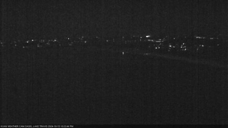 Lake Travis webcam, October 15, 2024 10:25 PM CT