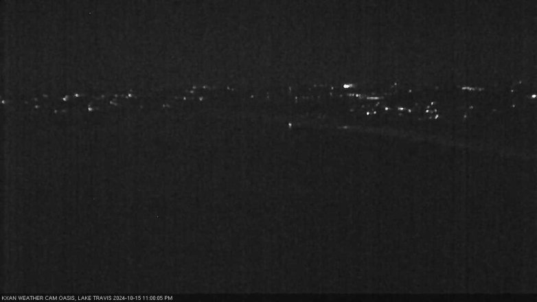 Lake Travis webcam, October 15, 2024 11:00 PM CT