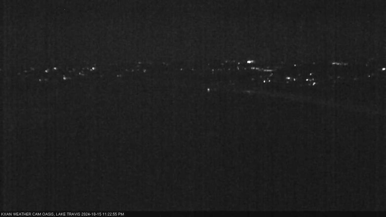 Lake Travis webcam, October 15, 2024 11:25 PM CT