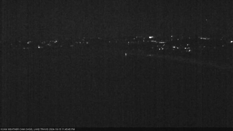 Lake Travis webcam, October 15, 2024 11:45 PM CT