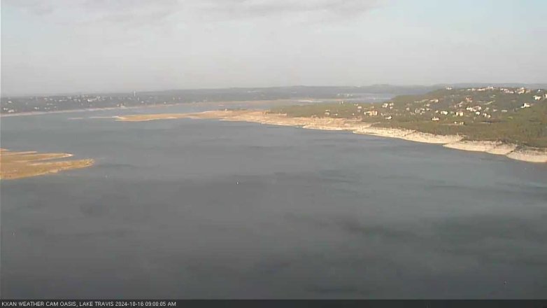 Lake Travis webcam, October 16, 2024 9:00 AM CT