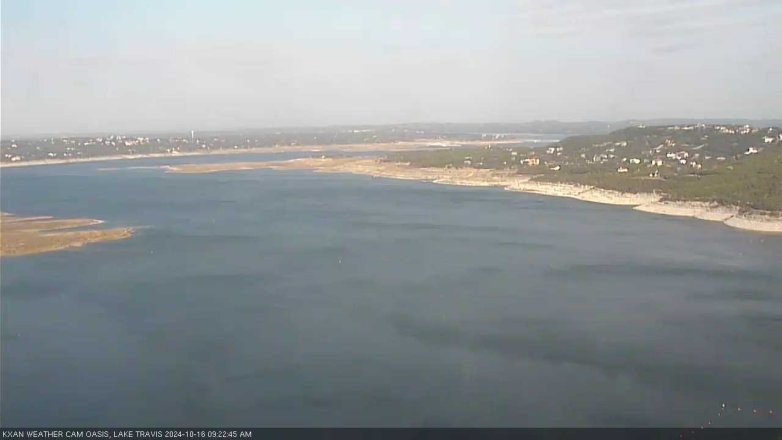 Lake Travis webcam, October 16, 2024 9:25 AM CT