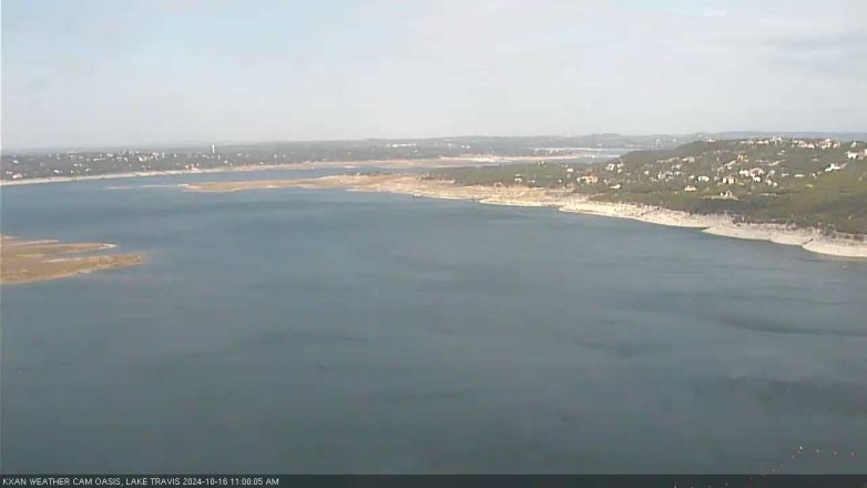 Lake Travis webcam, October 16, 2024 11:00 AM CT