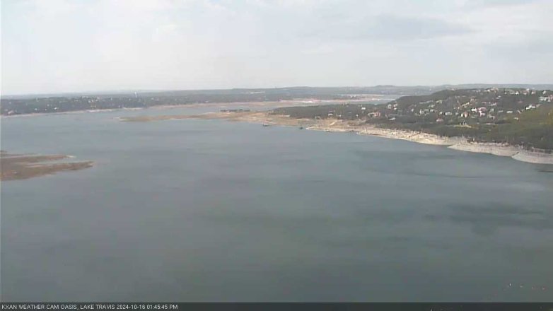 Lake Travis webcam, October 16, 2024 1:45 PM CT