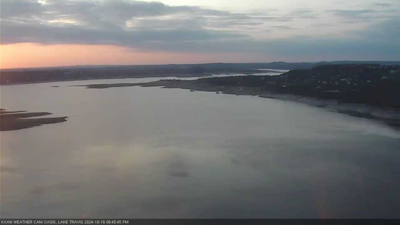 Lake Travis webcam, October 16, 2024 6:45 PM CT