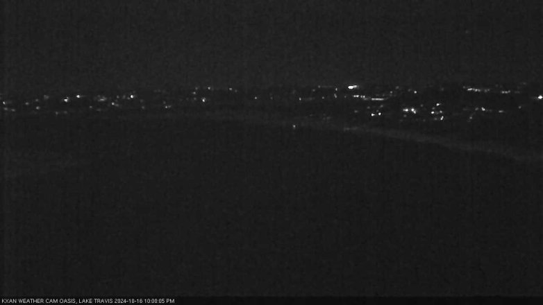 Lake Travis webcam, October 16, 2024 10:00 PM CT