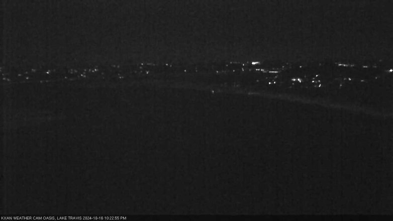 Lake Travis webcam, October 16, 2024 10:25 PM CT