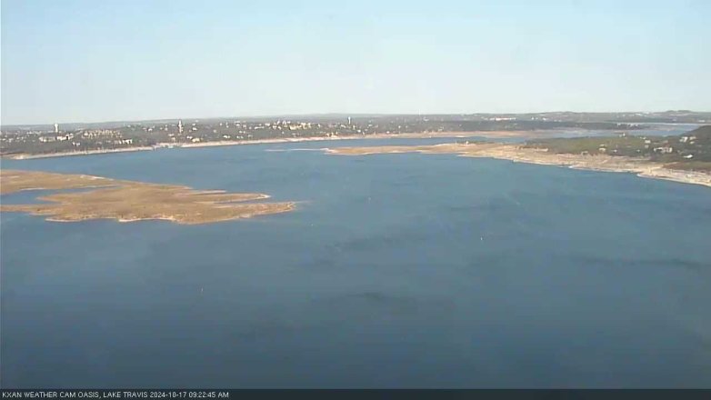 Lake Travis webcam, October 17, 2024 9:25 AM CT