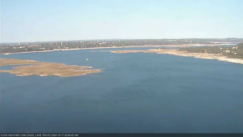 Lake Travis webcam, October 17, 2024 9:45 AM CT