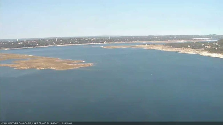 Lake Travis webcam, October 17, 2024 11:00 AM CT