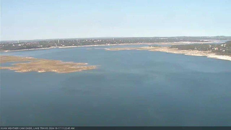Lake Travis webcam, October 17, 2024 11:25 AM CT