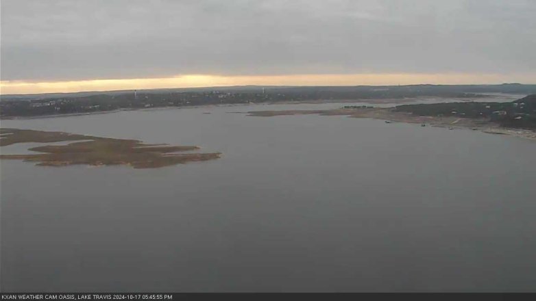 Lake Travis webcam, October 17, 2024 5:45 PM CT