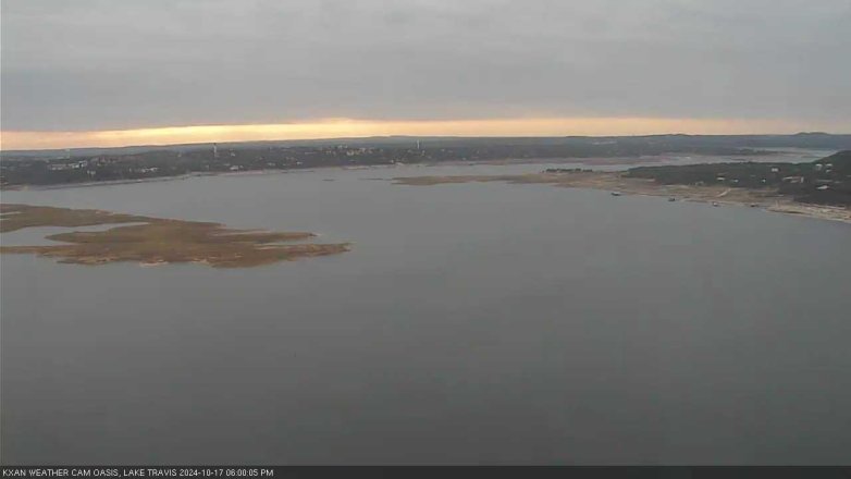 Lake Travis webcam, October 17, 2024 6:00 PM CT