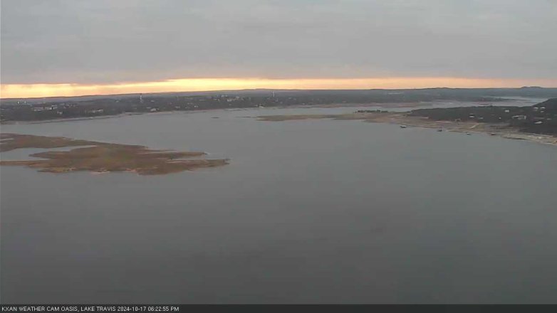 Lake Travis webcam, October 17, 2024 6:25 PM CT