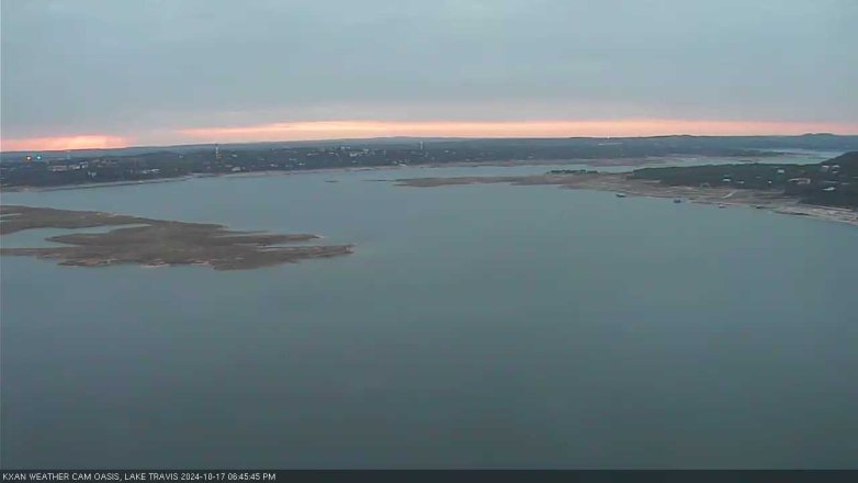 Lake Travis webcam, October 17, 2024 6:45 PM CT
