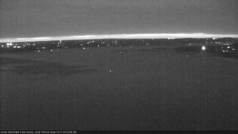 Lake Travis webcam, October 17, 2024 7:25 PM CT