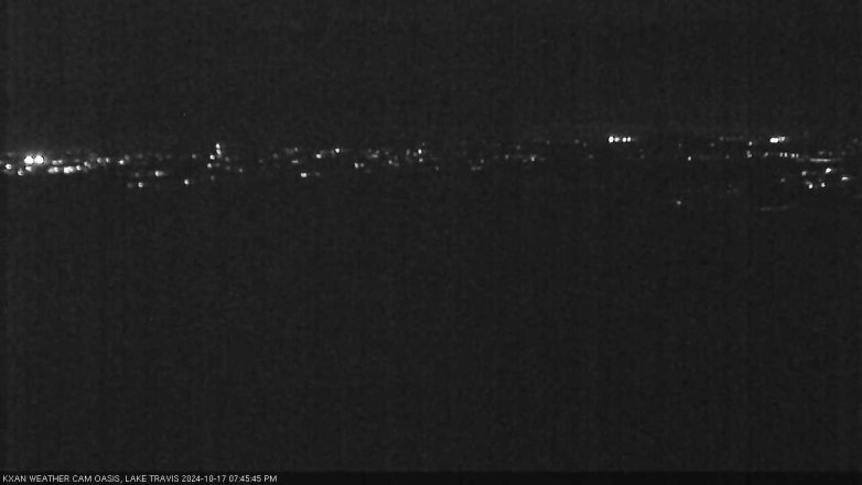 Lake Travis webcam, October 17, 2024 7:45 PM CT
