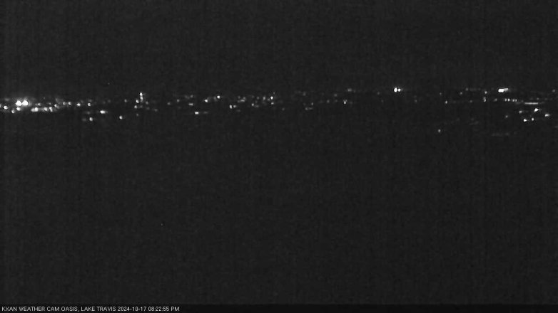 Lake Travis webcam, October 17, 2024 8:25 PM CT