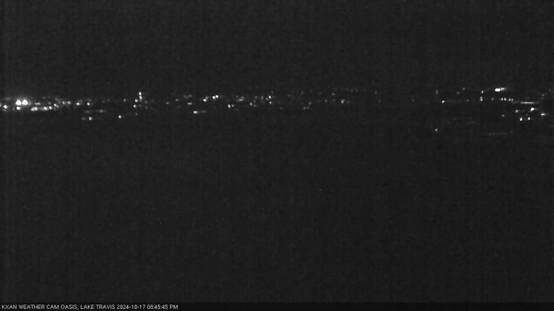 Lake Travis webcam, October 17, 2024 8:45 PM CT