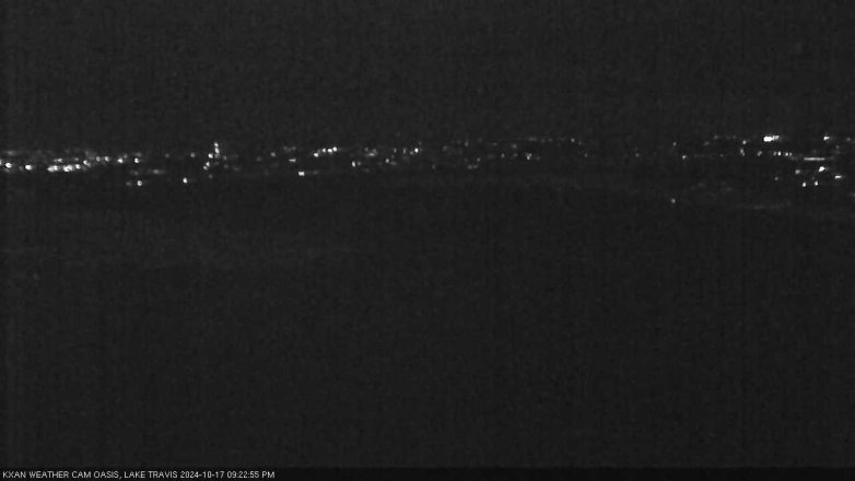 Lake Travis webcam, October 17, 2024 9:25 PM CT