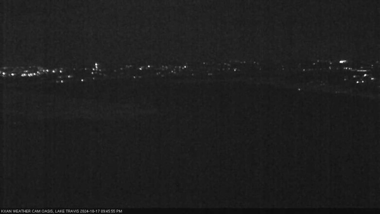 Lake Travis webcam, October 17, 2024 9:45 PM CT