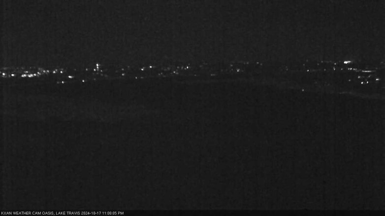 Lake Travis webcam, October 17, 2024 11:00 PM CT