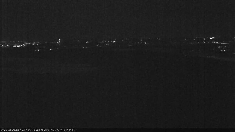 Lake Travis webcam, October 17, 2024 11:45 PM CT