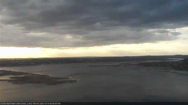 Lake Travis webcam, October 18, 2024 6:00 PM CT