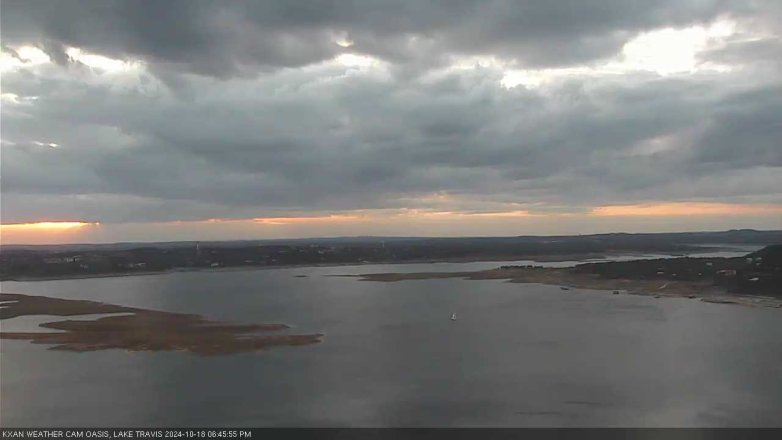Lake Travis webcam, October 18, 2024 6:45 PM CT