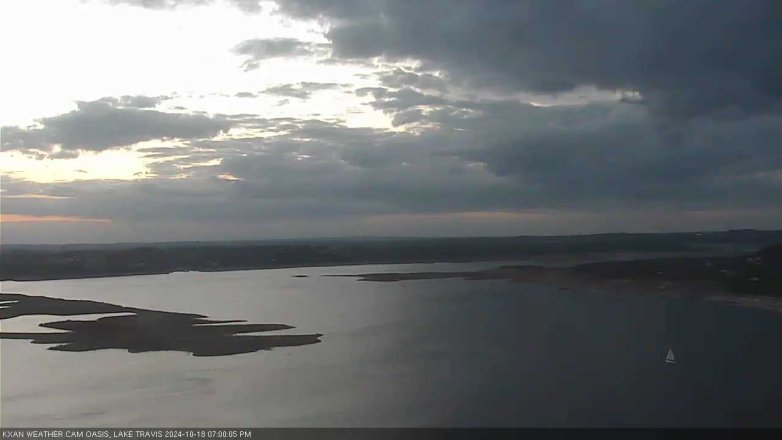 Lake Travis webcam, October 18, 2024 7:00 PM CT