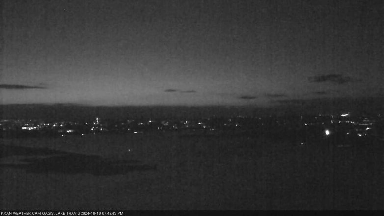 Lake Travis webcam, October 18, 2024 7:45 PM CT