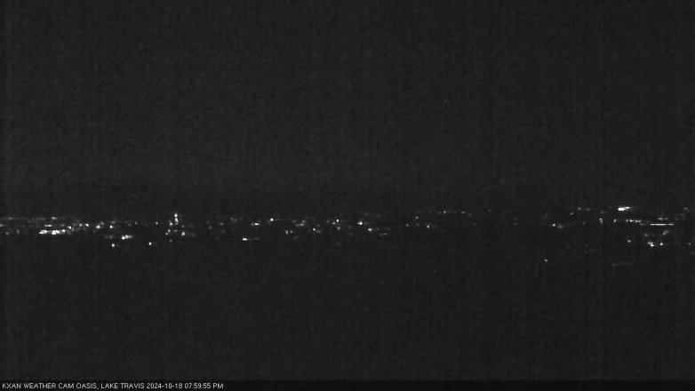 Lake Travis webcam, October 18, 2024 8:00 PM CT