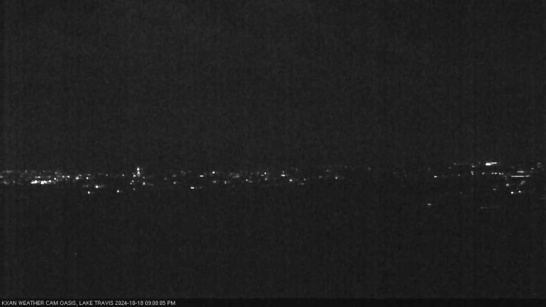 Lake Travis webcam, October 18, 2024 9:00 PM CT
