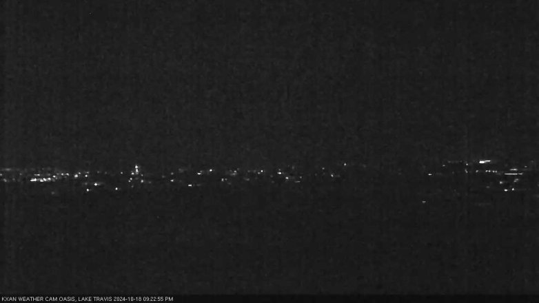 Lake Travis webcam, October 18, 2024 9:25 PM CT