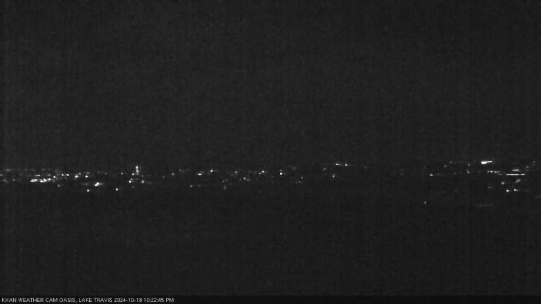 Lake Travis webcam, October 18, 2024 10:25 PM CT