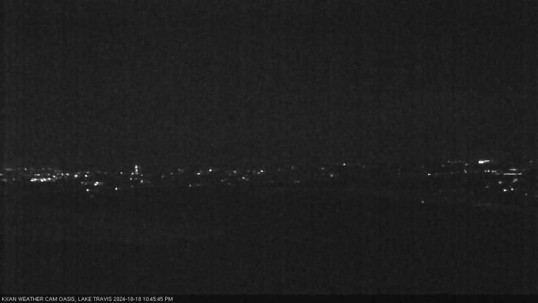 Lake Travis webcam, October 18, 2024 10:45 PM CT