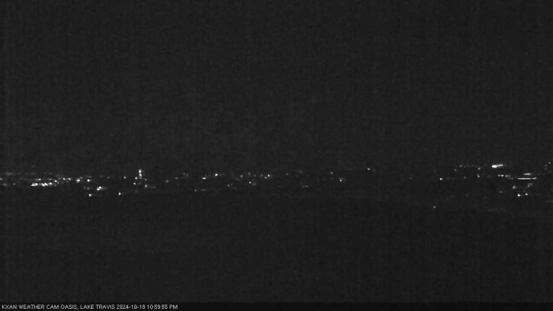 Lake Travis webcam, October 18, 2024 11:00 PM CT