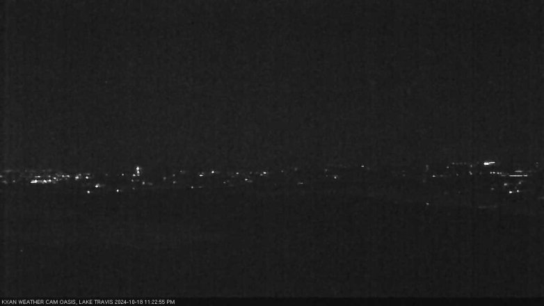 Lake Travis webcam, October 18, 2024 11:25 PM CT