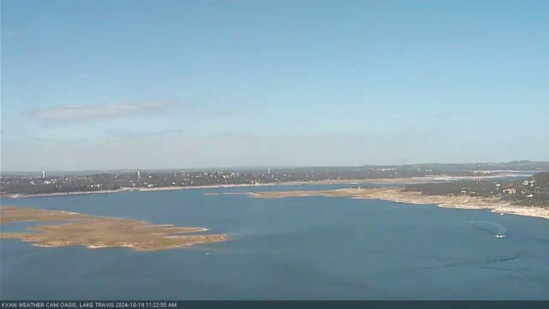 Lake Travis webcam, October 19, 2024 11:25 AM CT
