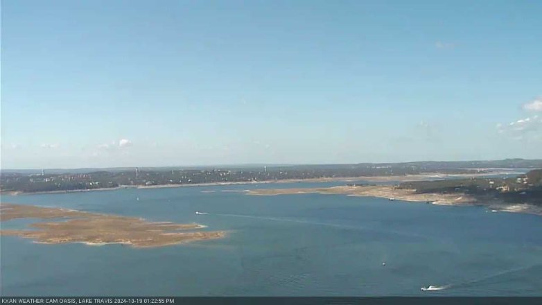 Lake Travis webcam, October 19, 2024 1:25 PM CT