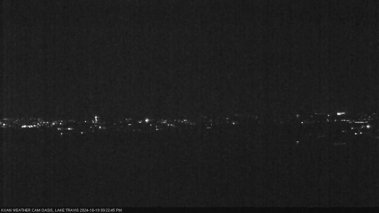 Lake Travis webcam, October 19, 2024 9:25 PM CT
